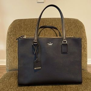 Classic Kate Spade work bag! 3 compartments fits laptop, planner, notebook, etc.